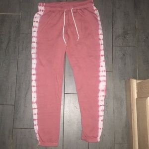 Pink Tie Dye Sweatpants